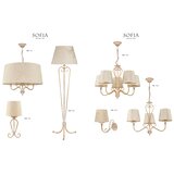 Jupiter 1594 - SI L EC - Stolna lampa SOFIA E27/60W | Eponuda.com