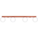 Sollux Lighting Stropna svetilka YOLI 4 rdeča oker, (5000352245) | Shoptok.si