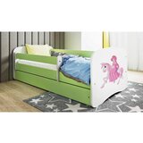 HAPPYKIDS OTROKA POSTELJA DREAMY PRINCESKA NA KONJU (VE BARV IN DIMENZIJ)-Zelena-80x160 | Shoptok.si