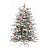  Umjetno božićno drvce s nogom Bijelo 150 cm PE i PVC | shoptok.hr