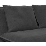 Bessagi Home Dvosed Z Ležiščem Macy, Temno Siva | Shoptok.si