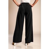 Fenzy Elegantne Duge Hlače S Gumbima, Crne | shoptok.hr
