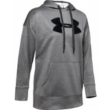 Under Armour Women's Sweatshirt Synthetic Fleece Chenille Logo PO Hooodie Grey, XS