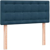 Box spring krevet s madracem tamnoplavi 80x220 cm baršunasti | shoptok.hr