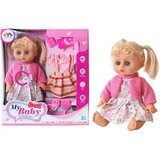 Magic Toys Svetlolasa lutka z zvokom, obleko in dodatki | Shoptok.si