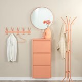 Spinder Design Rožnato-oranžen kovinski stenski obešalnik Dexter – | Shoptok.si