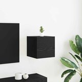  Ormar za TV montiran na zid Zidne Crni hrast 30,5 x 30 x 30 cm | shoptok.hr