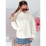 DStreet Bluza damska masełko oversize z naszywką LOVASON ecru | Shoptok.si