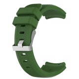 INF Združljiv s Samsung Gear S3 Silikonski pašček za uro - Udobje in vzdržljivost Green 22 mm, (5000078906) | Shoptok.si