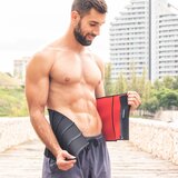 Paket zložljiva naprava za trebušnjake z vodnikom za vaje in športnim savna pasom InnovaGoods | Shoptok.si