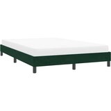  Okvir kreveta bez madraca tamnozeleni 160x210 cm baršun | shoptok.hr