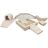  Set mekih igara XXL, 12-dijelni set mekih igara, igraonica za djecu, bež | shoptok.hr