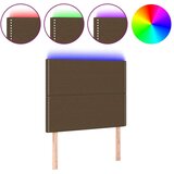  Posteljno vzglavje temno rjavo 90x5x118/128 cm blago, (20951946) | Shoptok.si