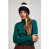 Marisse Black And White Pompom Hat | ePonuda.com