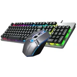 Žičani GAMING set tastatura i miš AOC KM410 pozadinsko osvjetljenje i metal design
