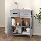  Komoda boja hrasta sonome 69,5 x 34 x 90 cm konstruirano drvo | shoptok.hr
