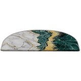 Vitaus Modrozeleni/kremno beli komplet preprog za stopnice 16 ks 20x65 cm Golden Marble – | Shoptok.si