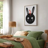 Slika - Rabbit Sees Everything (1 Part) Vertical 40x60 U prirodnom drvenom okviru | shoptok.hr