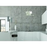  Moderne stenske ure COFFE TIME 3D WHITE NH045-white (stenske) | Shoptok.si