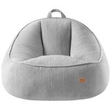  Stolica s naslonom i tabureom od samta Comfy 4.0 &amp;ndash; siva Slike
