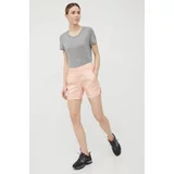 Columbia Kratke outdoor hlače Alpine Chill za žene, boja: ružičasta, glatki materijal, srednje visoki struk