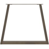  Noge za blagovaonski stol V-oblik 2 kom Prirodni čelik 80 x (72-73,3) cm Čelik | shoptok.hr
