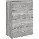 Maison Chic Komoda - Predalnik siva sonoma 60x31x84 cm inženirski les, (21717619) Cene