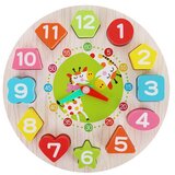  Edukativni drveni sat za djecu - Clock | shoptok.hr