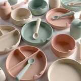 Jane Silikonski set za hranjenje iz 4 delov, Pale | Shoptok.si