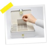  KUTIJA ZA NAKIT 26x18,5x4,5 OP25360 2 BOJE sa cirkonima dva nivoa WY | Eponuda.com