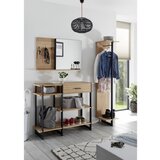 Livetastic KONZOLNA MIZICA, črna, barve hrasta | Shoptok.si