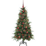 vidaXL Umetno Zložljivo Božično Drevo Zelena 120 cm PE in PVC | Shoptok.si