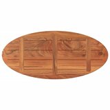 Stolna ploča 110x50x3,8 cm ovalna od masivnog drva bagrema | shoptok.hr