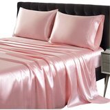 Home & Marker svilnata napenjalna rjuha silkyfit roza 150 x 200, (21297523) | Shoptok.si