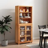  Set namještaja za pohranu 2 kom. Prirodna 80 x 35 x 185 cm | shoptok.hr