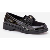 S. BARSKI Lacquered Women's Moccasins With Bow S.Barski | Shoptok.si