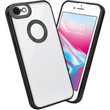Cadorabo Case, združljiv z Apple v prozorni - črni - zaščitni pokrov, narejen iz fleksibilnega silikona TPU s kromiranjem, (20603809) Cene