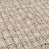 Flair Rugs Bež ručno rađen tepih od mješavine vune 200x290 cm Rene Fringed Ribbed – | shoptok.hr