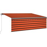  Automatska tenda na uvlačenje s roletom 4,5x3m narančasto-smeđa | shoptok.hr