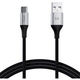 ALLITY kabel USB-a na USB-c 1metar 3A CRNI | shoptok.hr