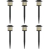  Solarna svjetla za vanjsku upotrebu s tlošcem 6 pcs 38,5 cm PP | Eponuda.com