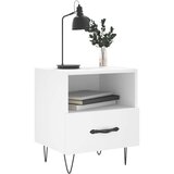 vidaXL Nočna omarica 2 kosa bela 40x35x47,5 cm inženirski les | Shoptok.si