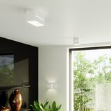 Nice Lamps Bijela stropna svjetiljka s metalnim sjenilom 10x10 cm Lorum – | shoptok.hr