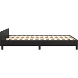  Okvir za krevet s uzglavljem crni 120 x 200 cm od umjetne kože | Eponuda.com