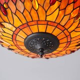 Endon 70721 - Plafonsko svetlo Tiffany DRAGONFLY 2xE27/60W/230V prečnik 41 cm | Eponuda.com