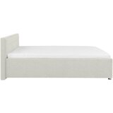 MID.YOU OBLAZINJENA POSTELJA 140 cm x 200 cm , les, kovina, umetna masa, tekstil krem barve | Shoptok.si