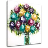  Slike na platnu cvijeće 1-djelna XOBBI193E1 (kolekcija slika) | shoptok.hr
