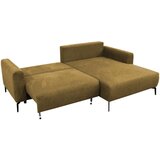 MID.YOU KOTNA SEDEŽNA GARNITURA, gladka tkanina rumena | Shoptok.si
