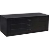 vidaXL Metalna škrinja za alat s 3 ladice crna | shoptok.hr