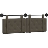  Držeće uzglavlje Zidne Sivi 130 x 55 x 5 cm Lažna koža - Sivi 120 cm bez LED | shoptok.hr